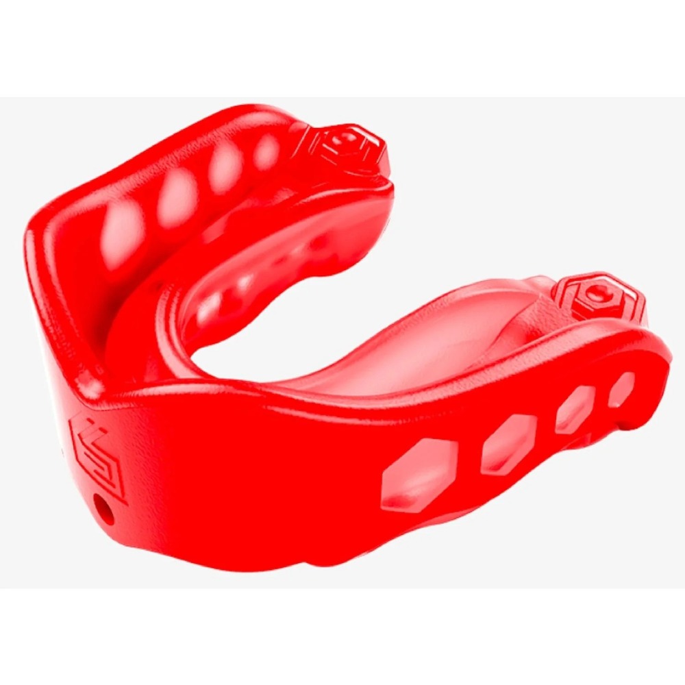 Shock Doctor Youth Gel Max Convertible Classic Fit Mouthguard - Red, Youth 10-